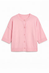 Cicy Bell Womens Pink Cardigan Tops