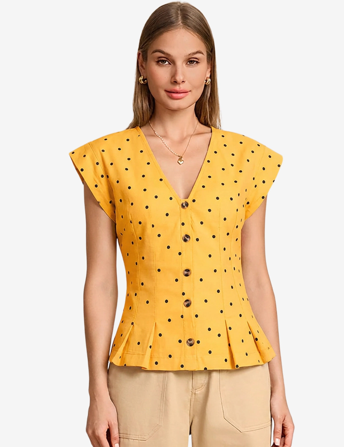 CicyBell-Women-PolkaDotYellow-Tops-N5Z039_1.webp