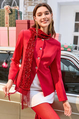 Womens Red Business Blazers 