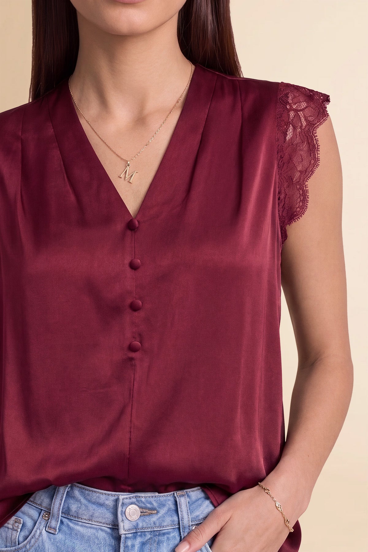 Womens Red Satin Tank Tops | CicyBell