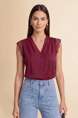 Womens Red Satin Tank Tops | CicyBell