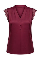 Womens Red Satin Tank Tops | CicyBell