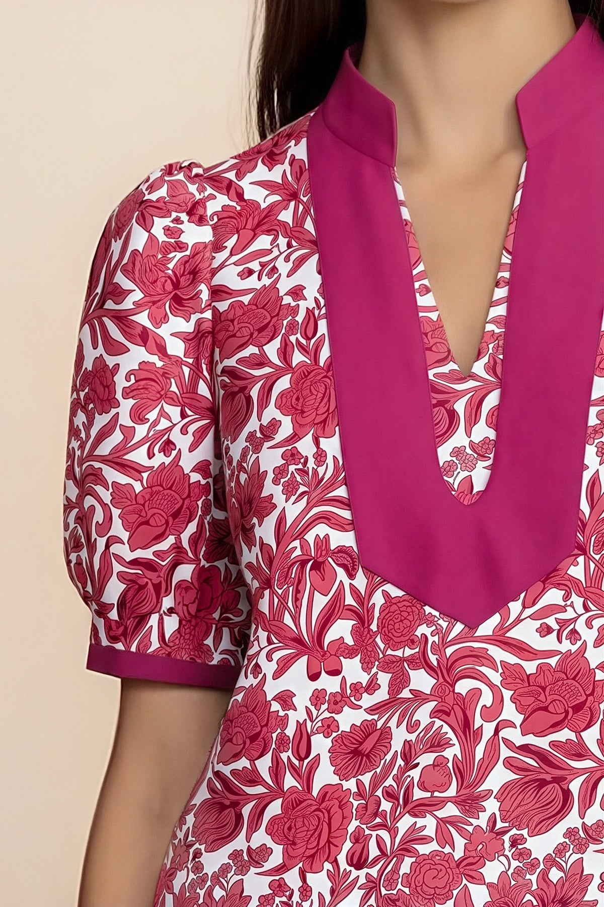 Womens Burgundy Puff Sleeve Blouses | CicyBell