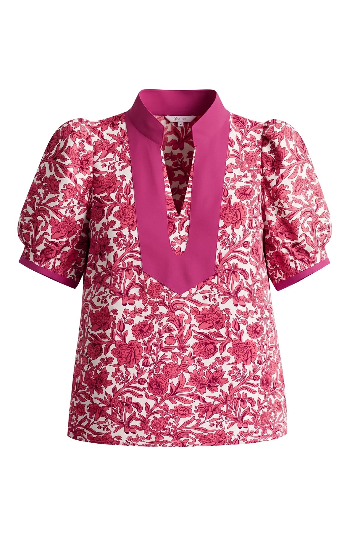 Womens Burgundy Puff Sleeve Blouses | CicyBell