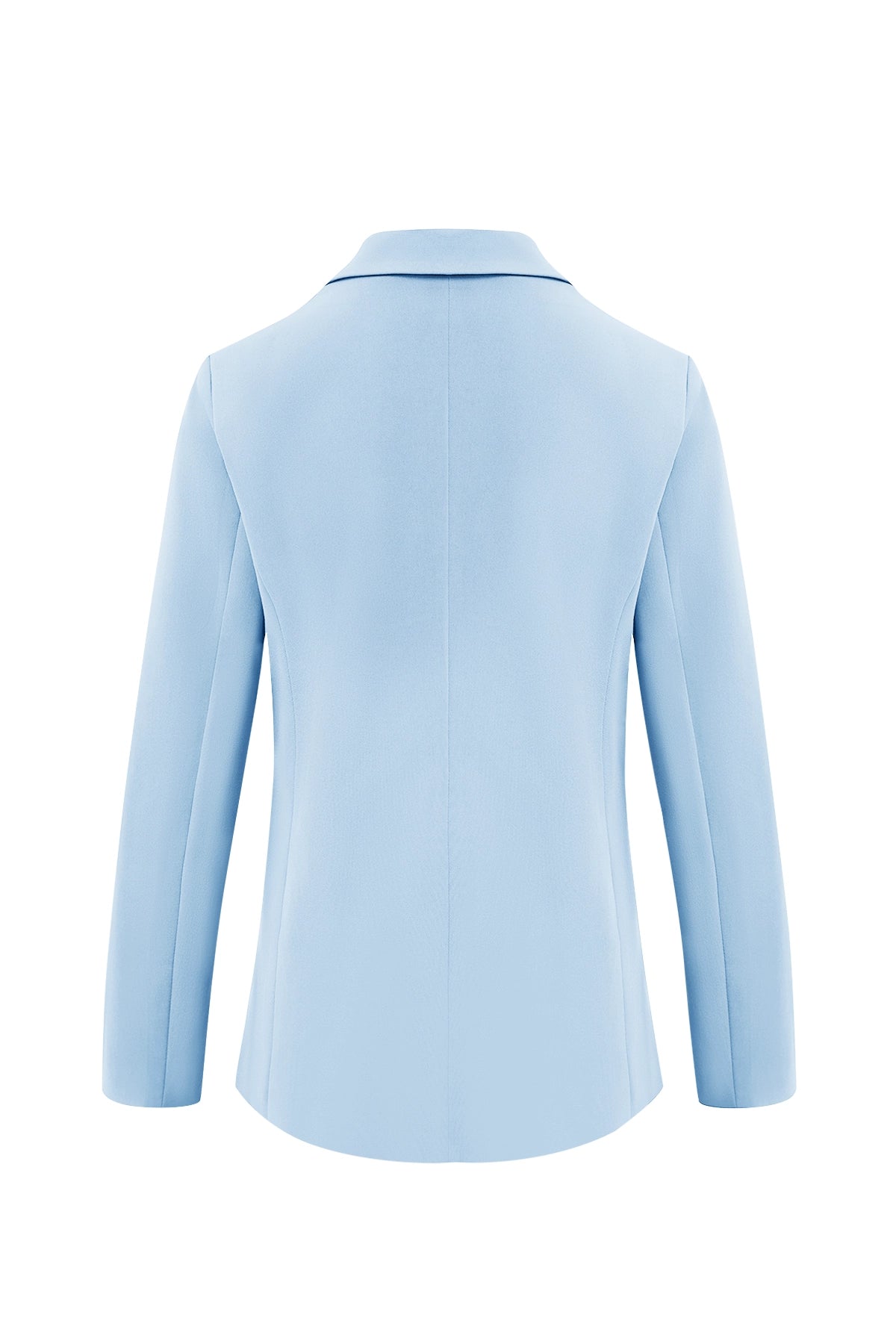 Womens Sky Blue Casual Work Blazers | CicyBell