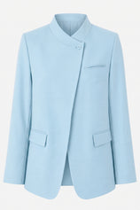 Womens Sky Blue Professional  Blazer | CicyBell
