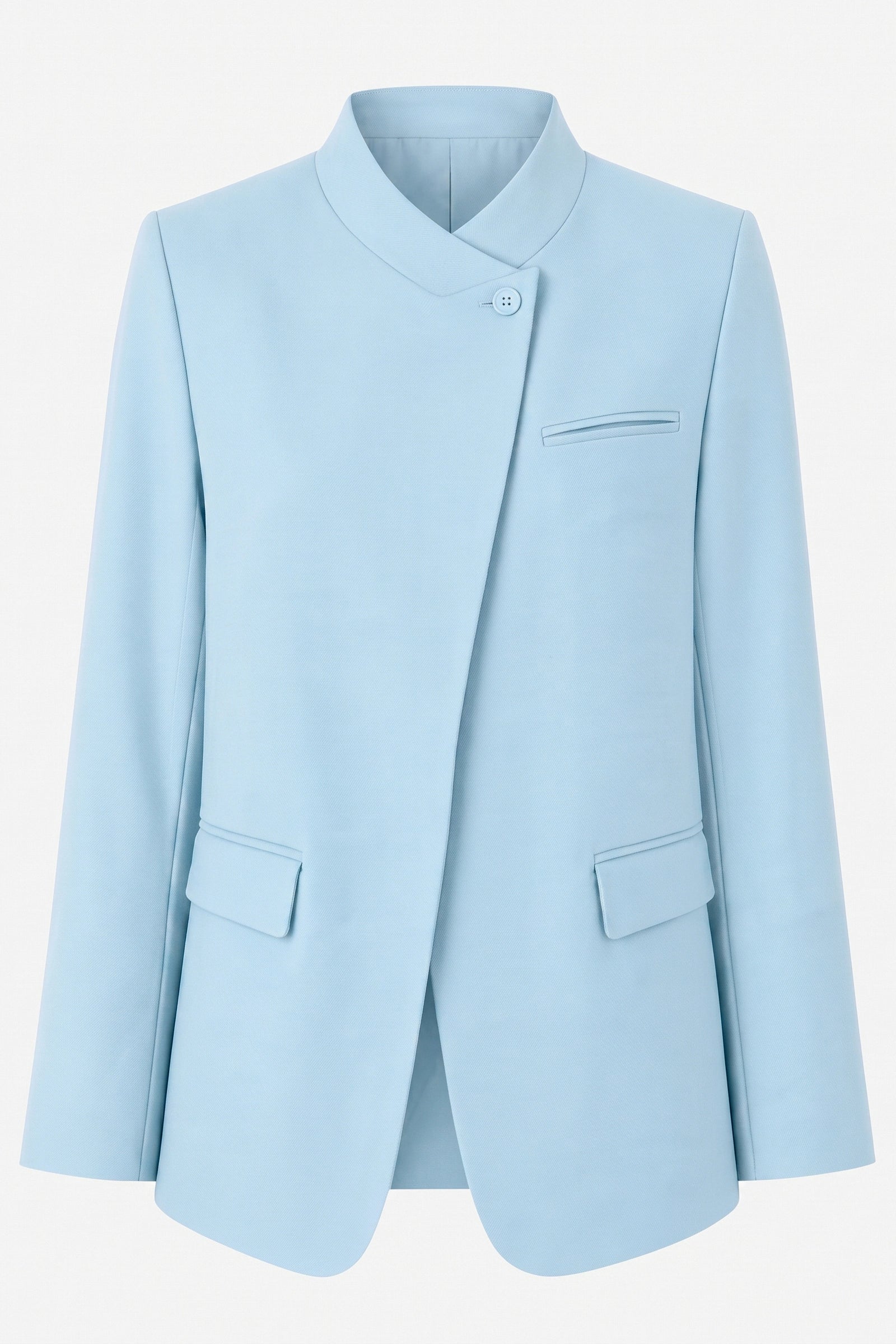 Womens Sky Blue Professional  Blazer | CicyBell
