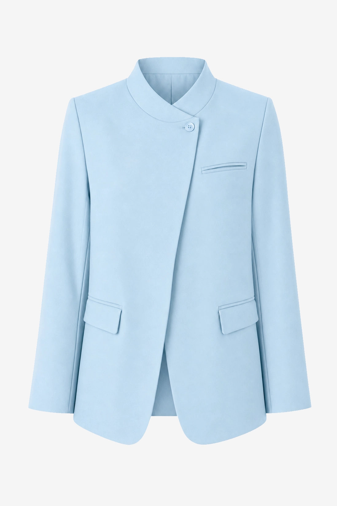 Womens Sky Blue Professional  Blazer | CicyBell