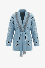 Womens Fringe Cardigan Sweaters | Cicy Bell