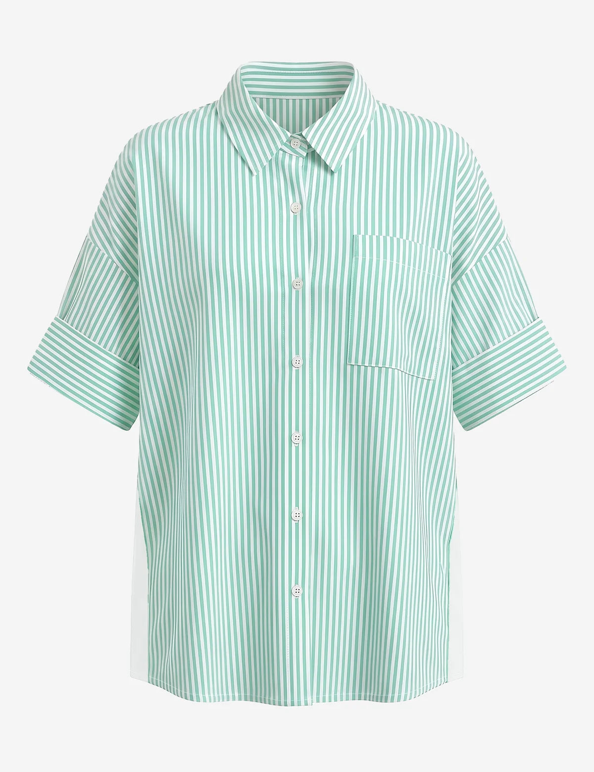 CicyBell-Women-StripedLightGreen-Shirts-J7K302.webp