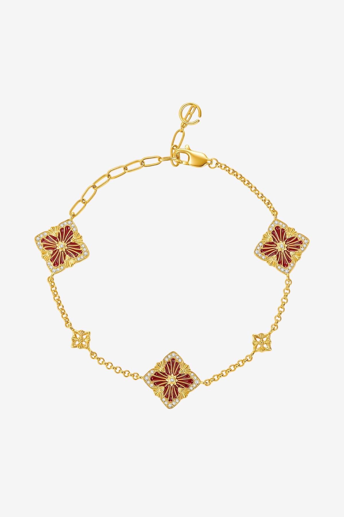 Women 18K Gold Clover Bracelet | CicyBell