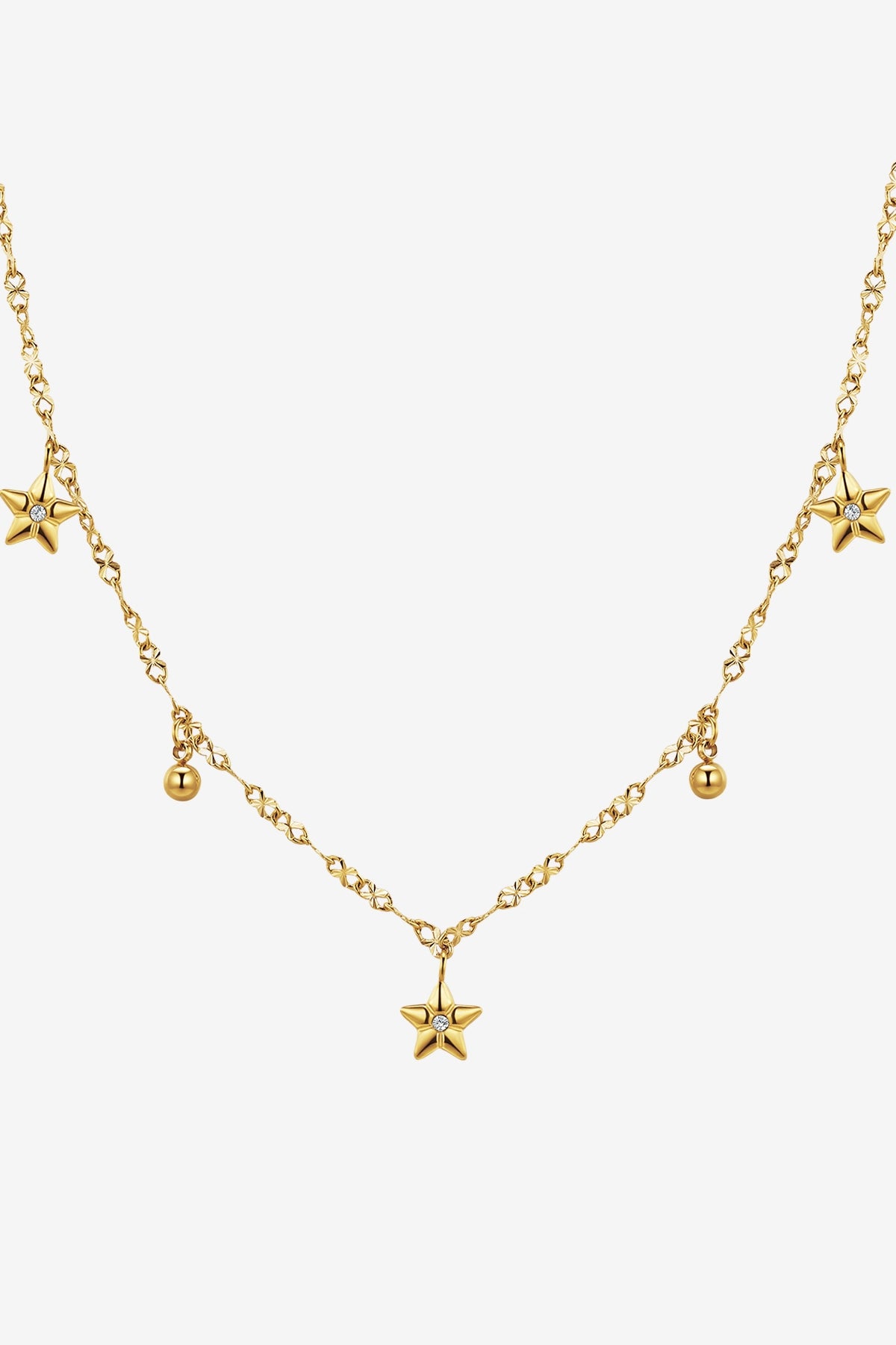 Women 18K Gold  Dainty Star Necklaces| CicyBell