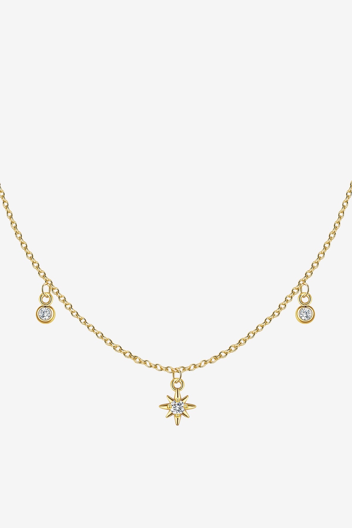 Women 18K Gold  Starburst Necklaces| CicyBell