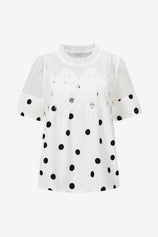 Womens Wave PointFlowy Lace Blouses | CicyBell