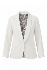 Womens White Business Casual Blazer | CicyBell