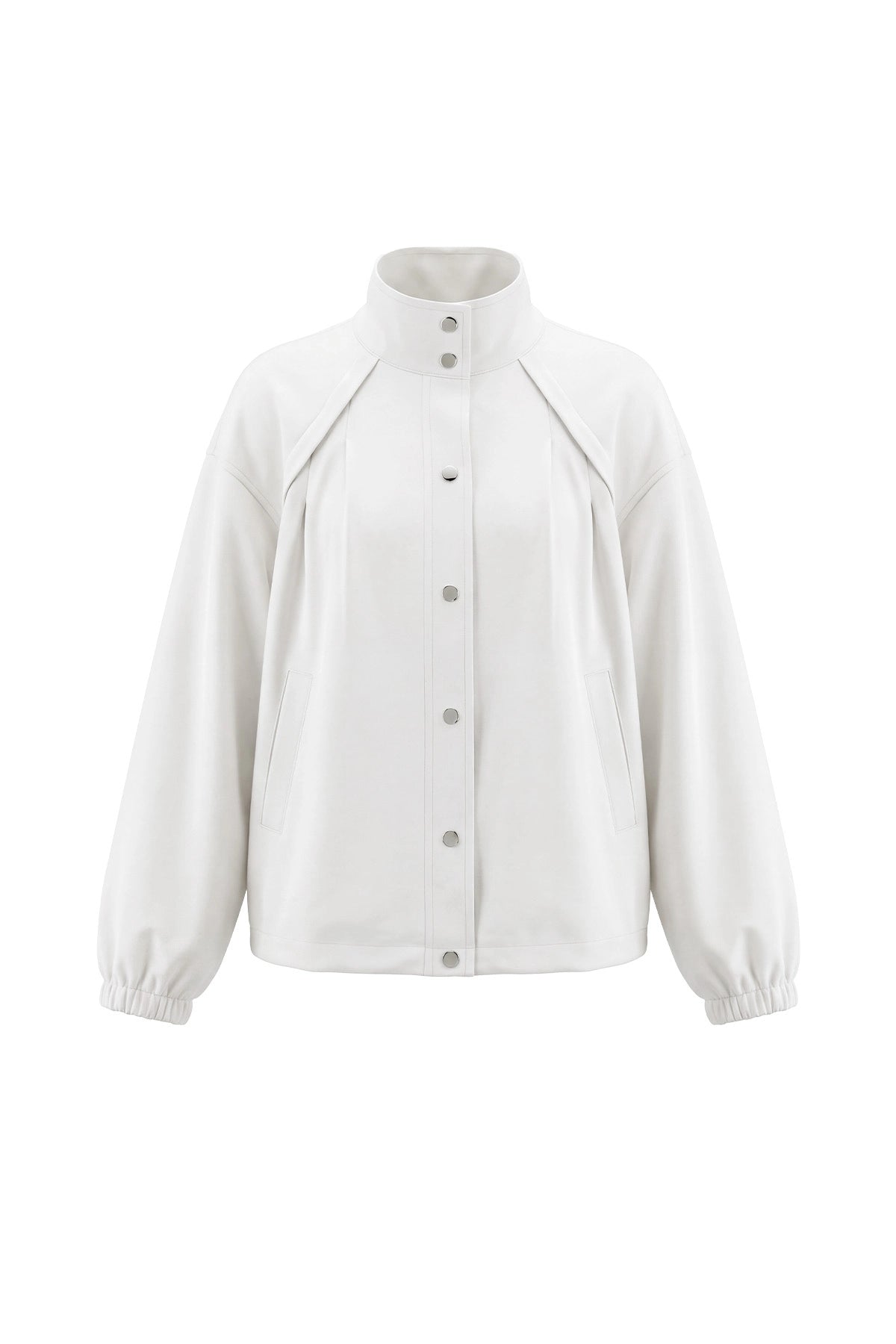Womens White Cropped Bomber Jackets | CicyBell