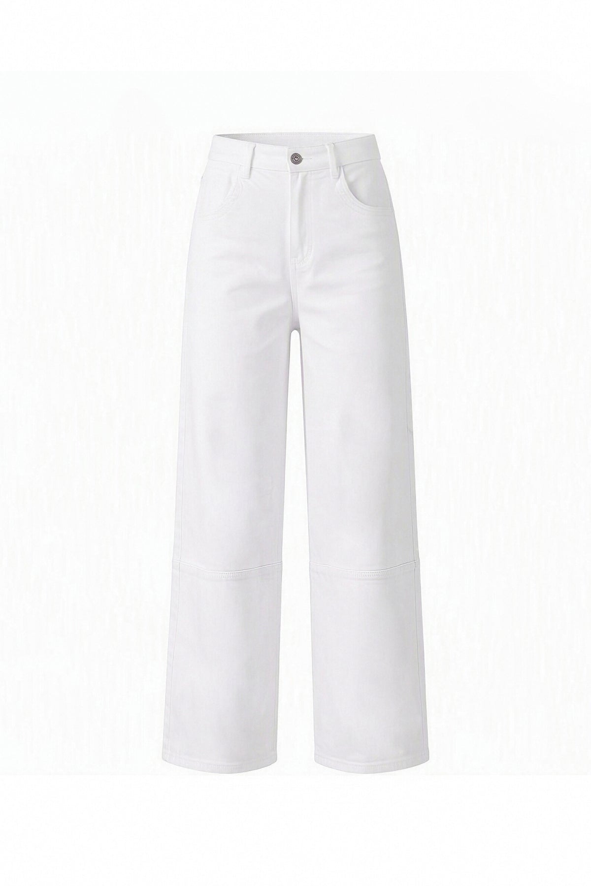 Womens White  High Waisted Bell Bottom Jeans| CicyBell
