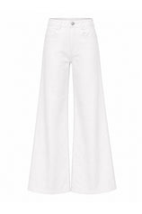 Womens White High Waisted Flared Jeans| CicyBell