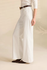 Womens White High Waisted Flared Jeans| CicyBell