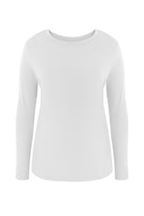 Cicy Bell Womens White Long Sleeve Shirts