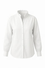 Womens White Oversized Button Down Shirts| CicyBell