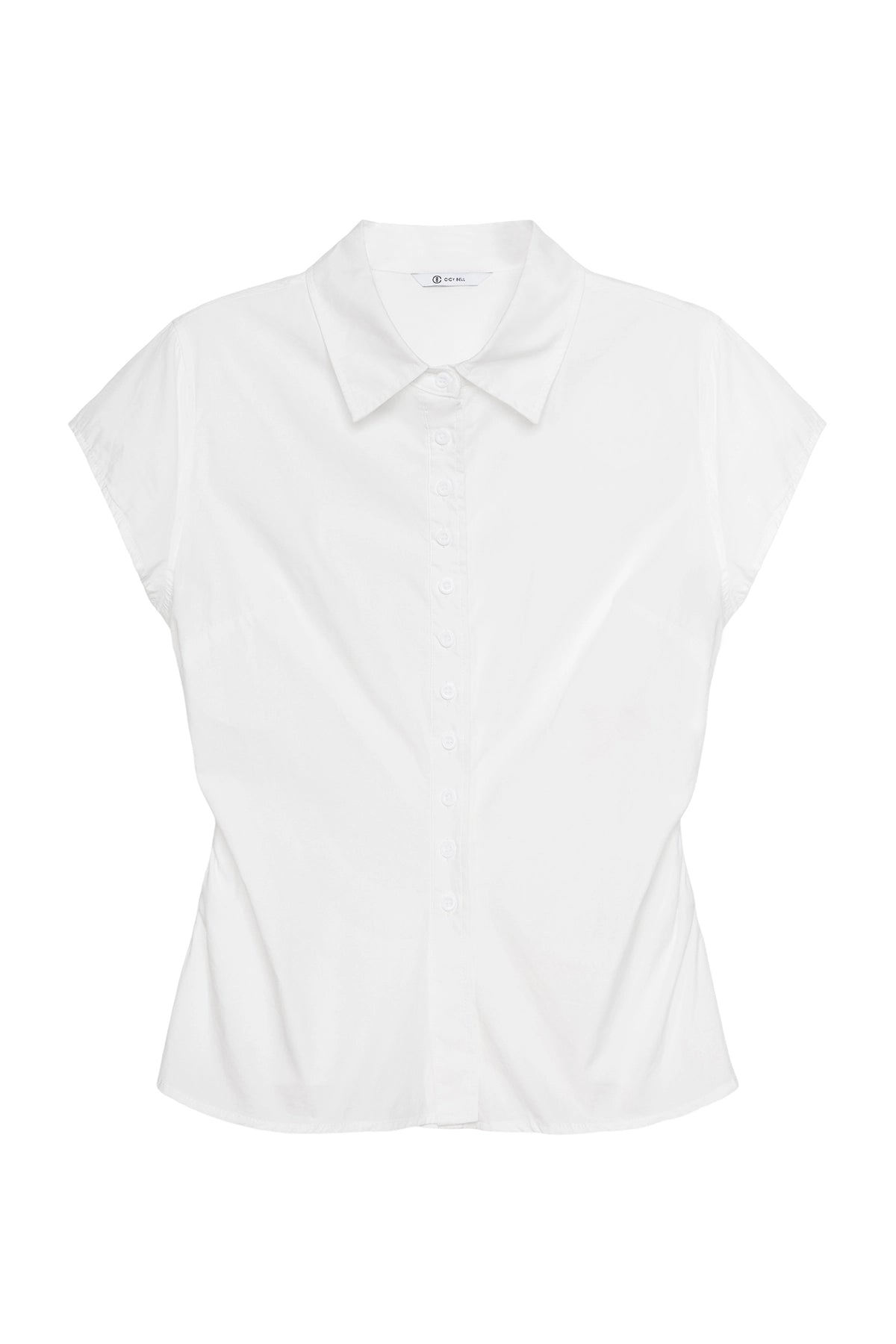 Womens White Summer Button Down Shirts  | CicyBell