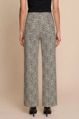 Womens White Leopard Print Straight Leg Jeans | CicyBell