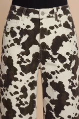 Womens White&black Straight Leg Jeans | CicyBell