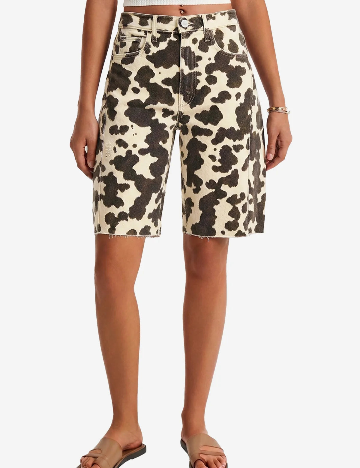 CicyBell-Women-White_black-Shorts-J7K282_1.webp