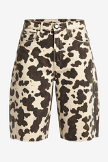 Womens White&black High Waisted Shorts | CicyBell