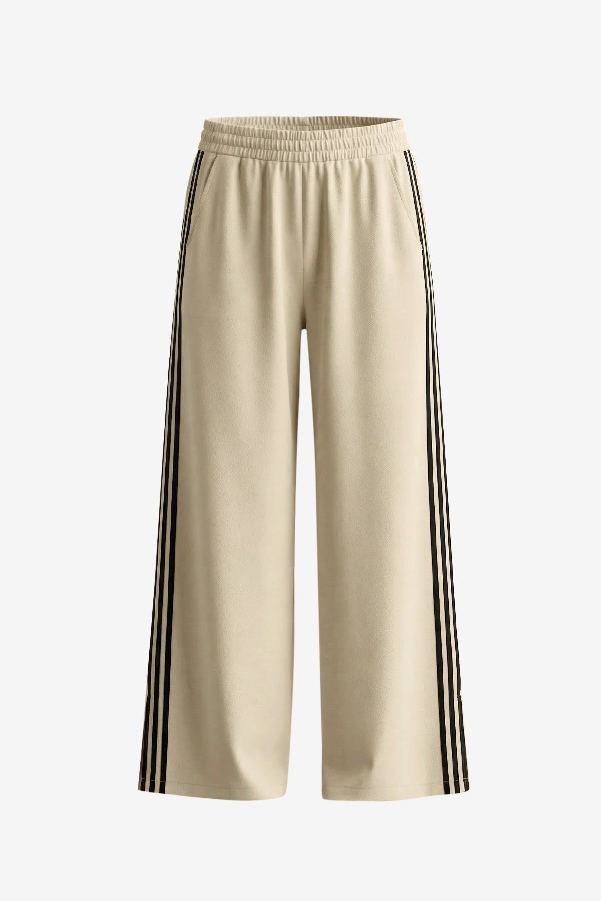 Womens Apricot Wide Leg High Waisted Pants | CicyBell