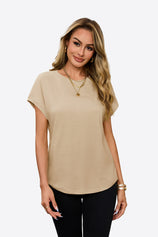 Womens Apricot Summer Cap Sleeve | CicyBell