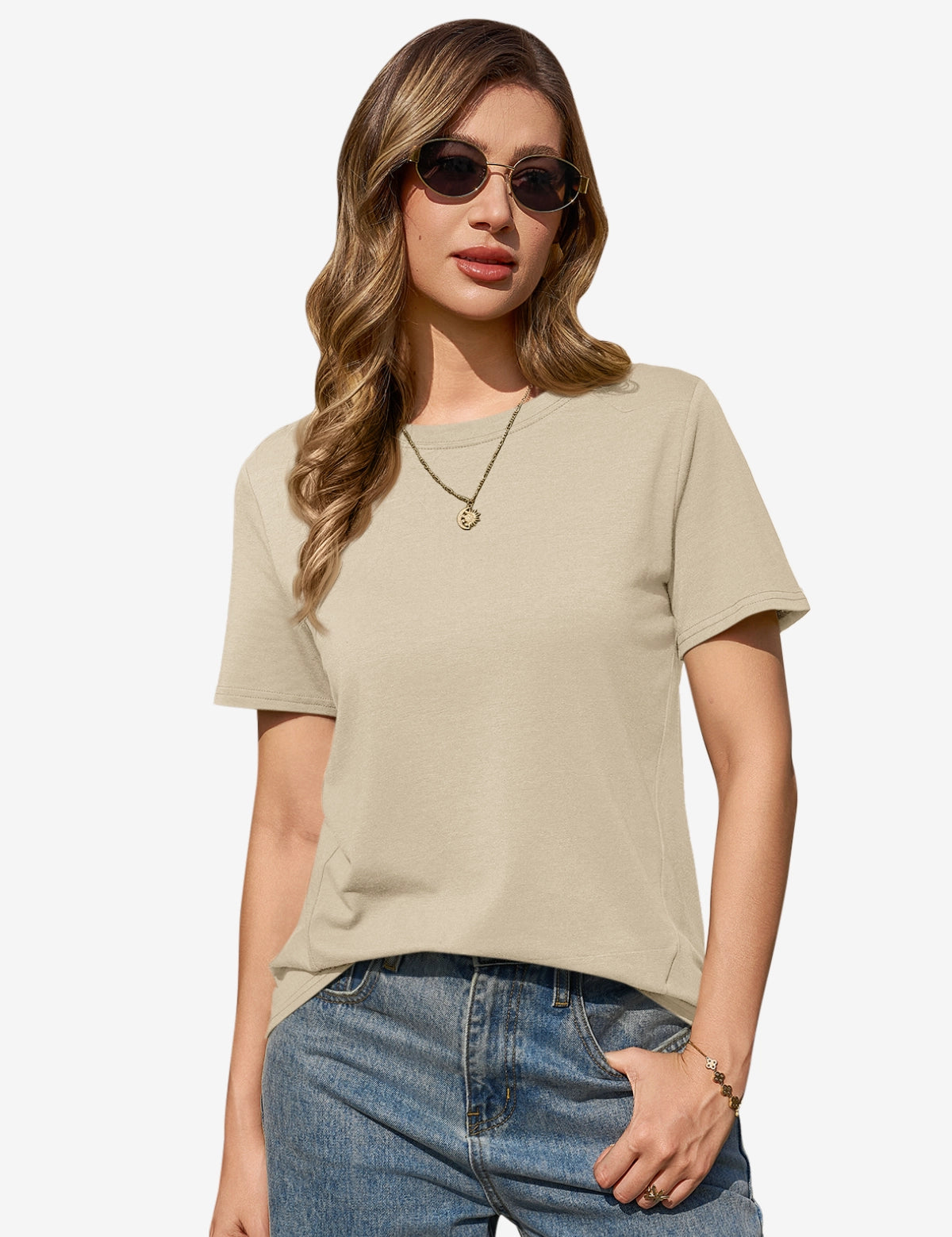 CicyBell-Womens-Apricot-T-Shirts-N5Z002_1.webp