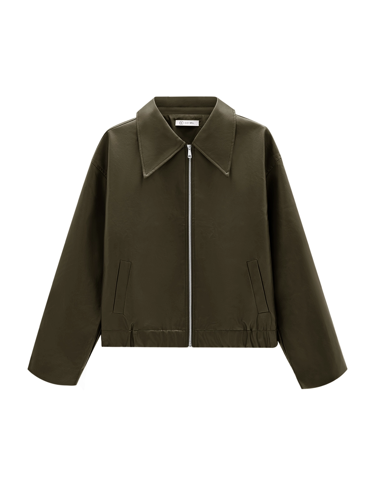 CicyBell-Womens-ArmyGreen-FauxLeather-M4K992_1.webp