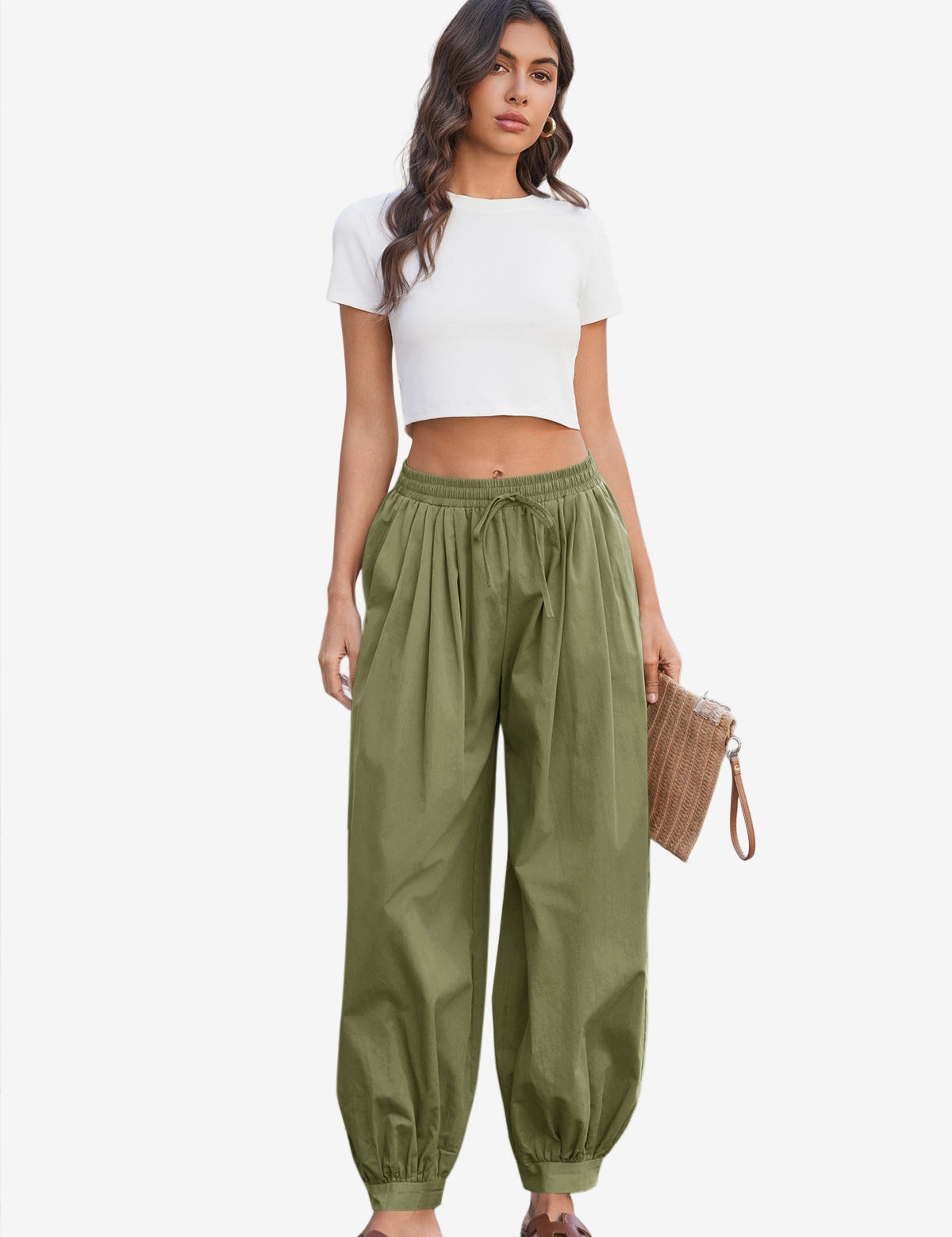 CicyBell-Womens-ArmyGreen-Pants-N5Z017_1.webp