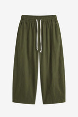 Womens Army Green High Waisted Baggy Barrel Pants | CicyBell