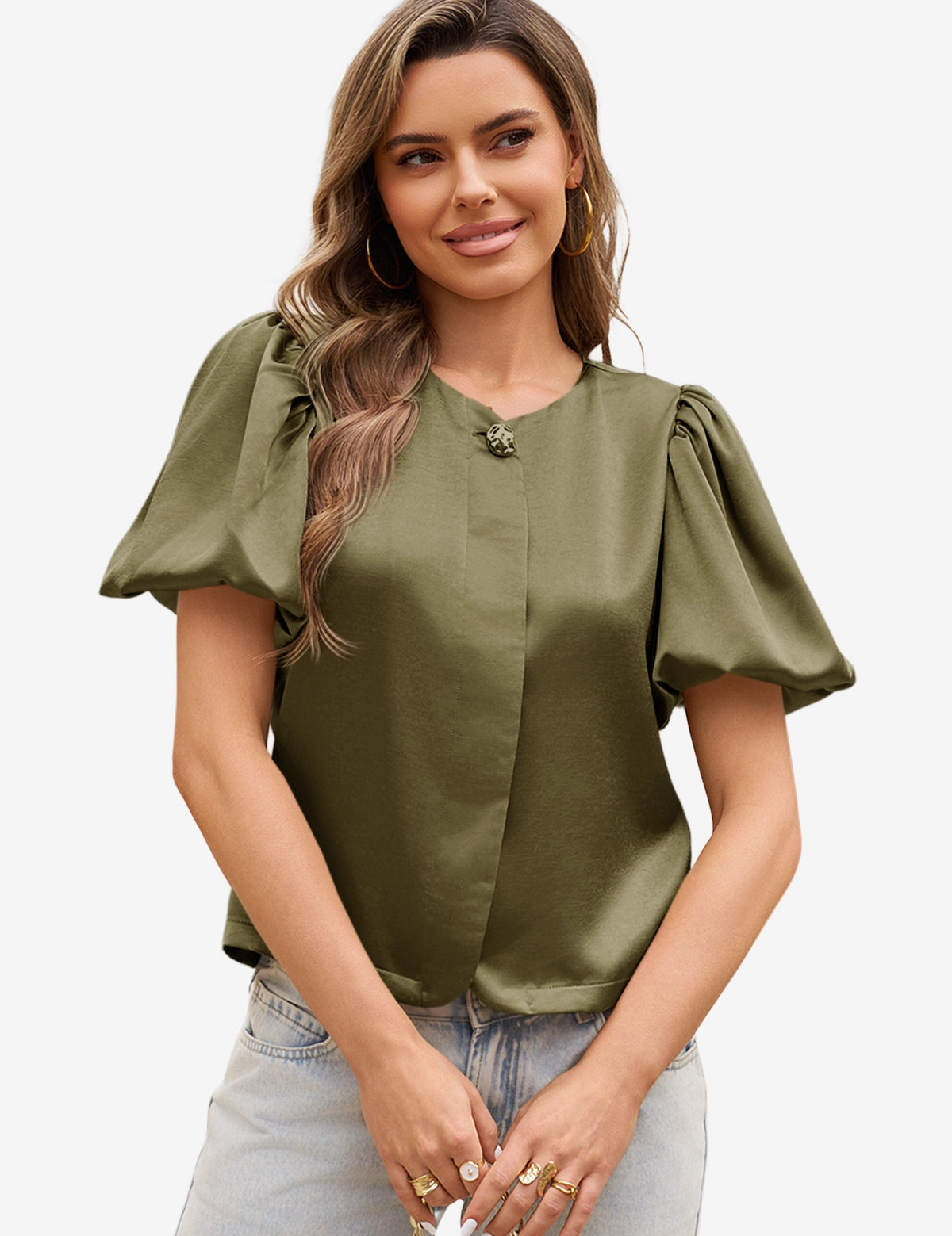 CicyBell-Womens-ArmyGreen-Shirt-NX2641_1.webp