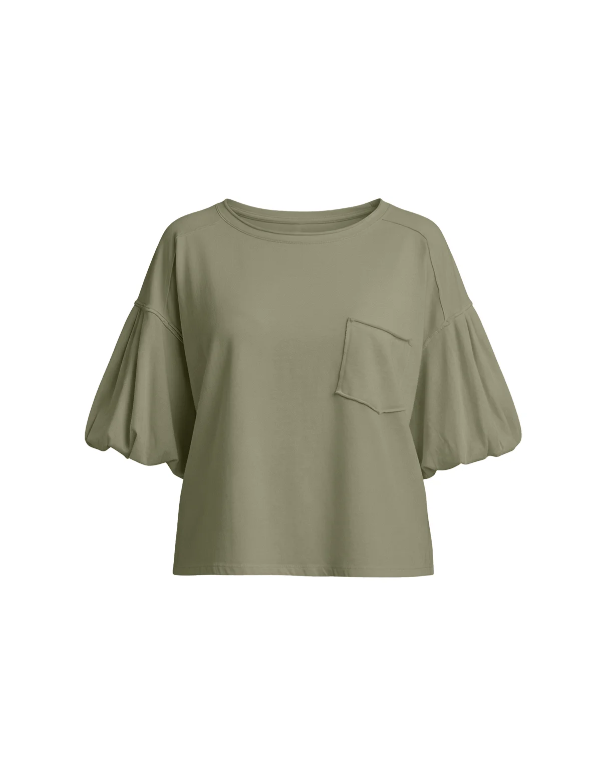 CicyBell-Womens-ArmyGreen-T-Shirts-H5N993_2.webp