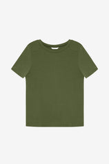 Womens Army Green Summer Short Sleeve T-Shirts| CicyBell