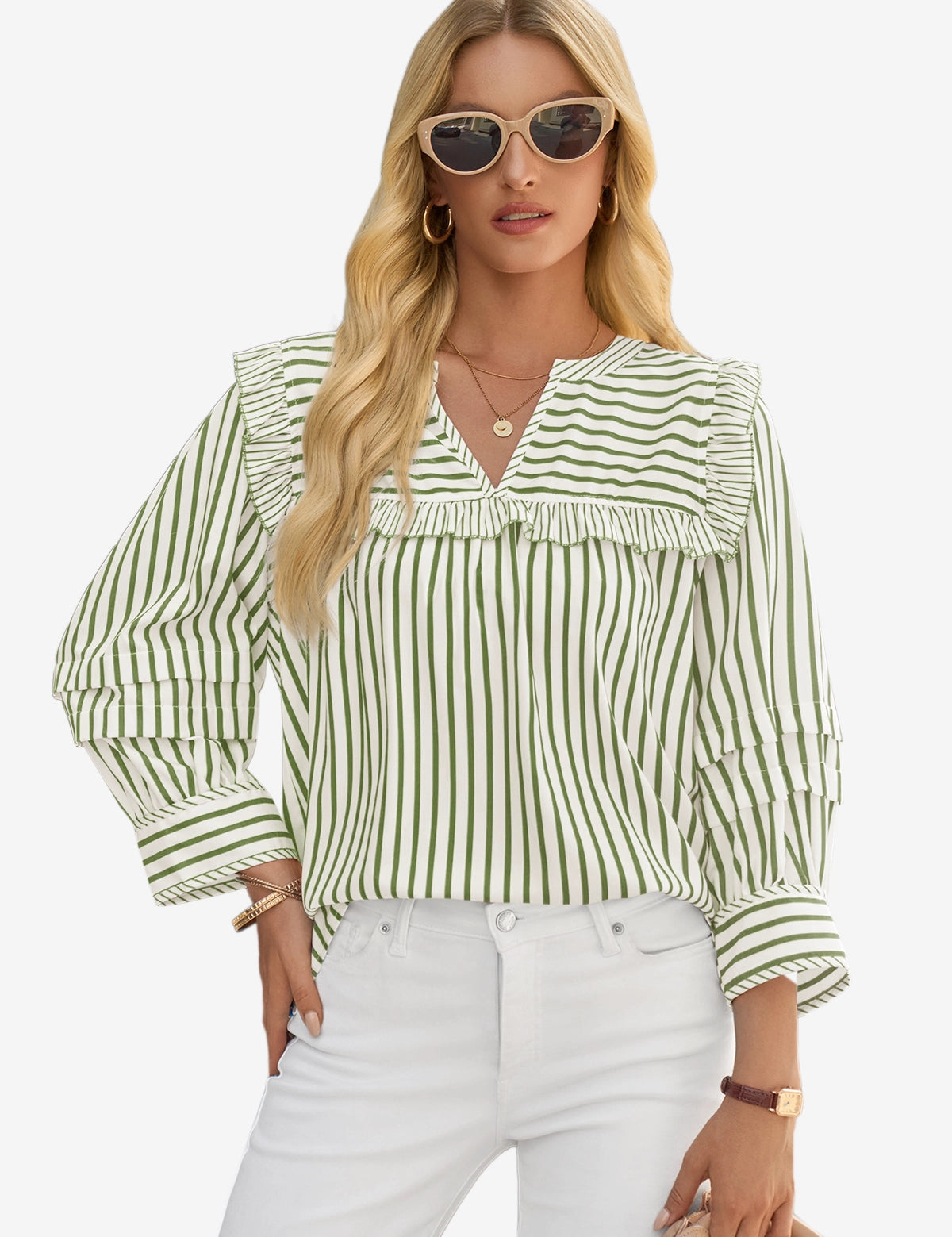 CicyBell-Womens-ArmyGreen-Tops-J7K213_2.webp