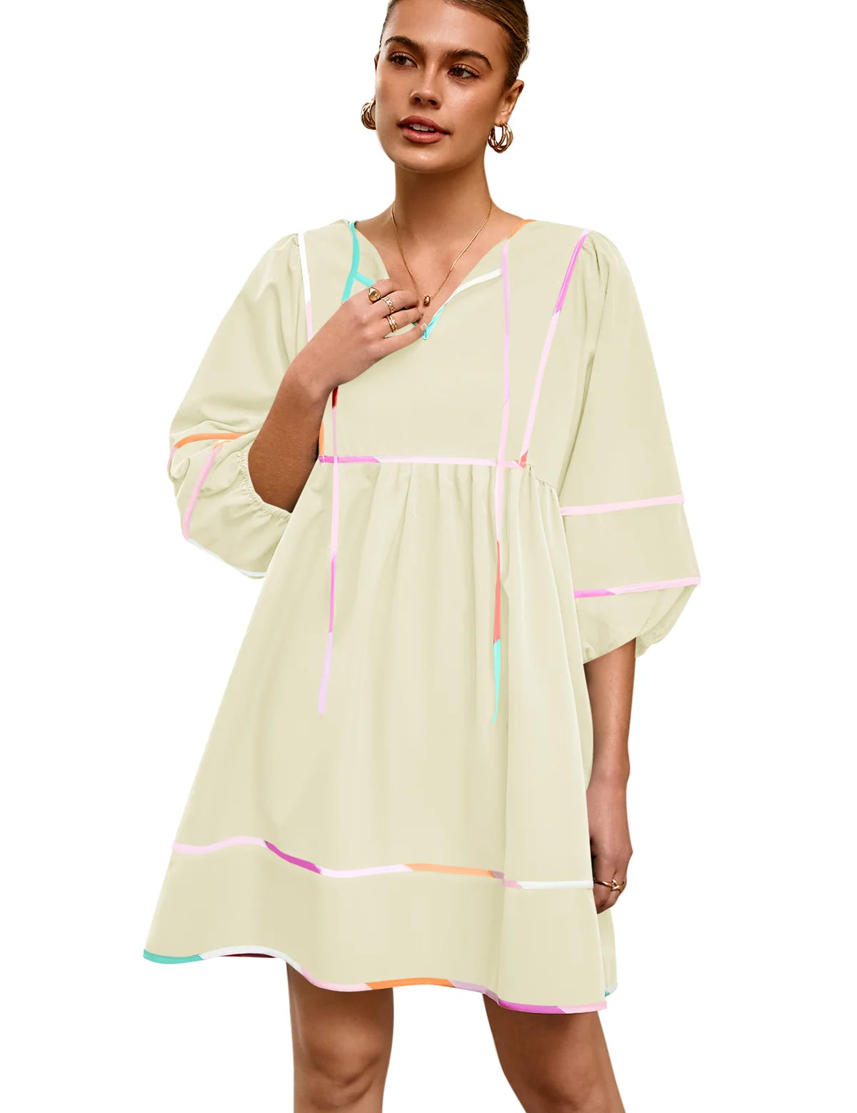 CicyBell-Womens-Beige-Babydoll-MiniDresses-M1T474_4.webp