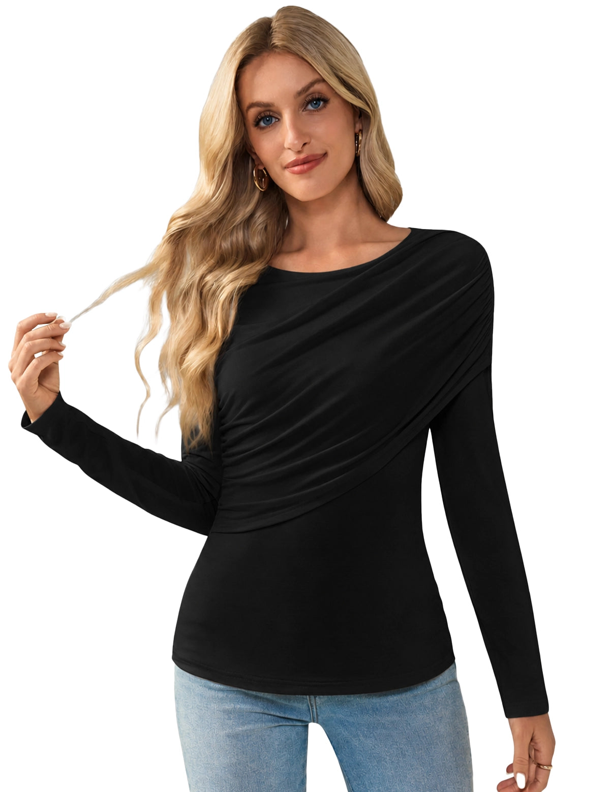 CicyBell-Womens-Black-Blouses-M1T447_2.webp