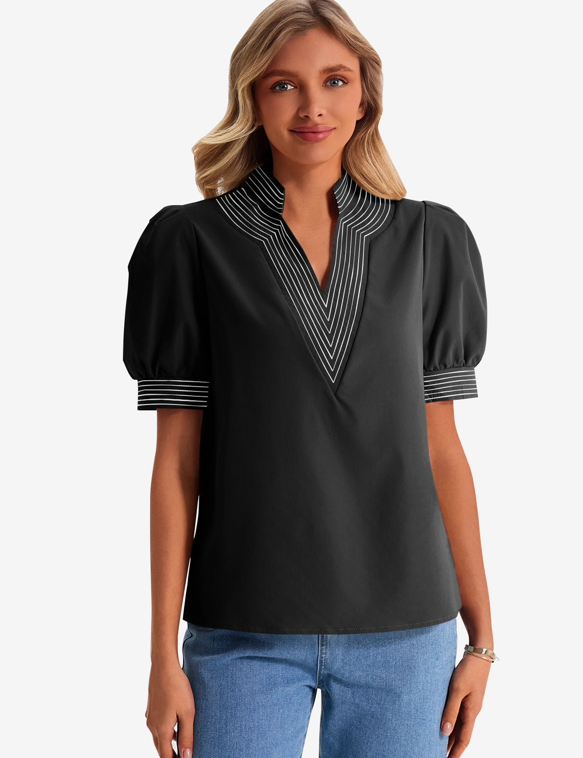 CicyBell-Womens-Black-Blouses-NX2621_1.webp