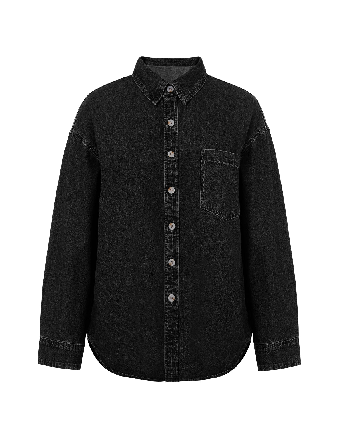 CicyBell-Womens-Black-DenimShirt-H9H330_1.webp
