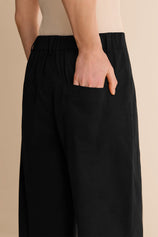 Womens Black Wide Leg Flare Pants  | CicyBell