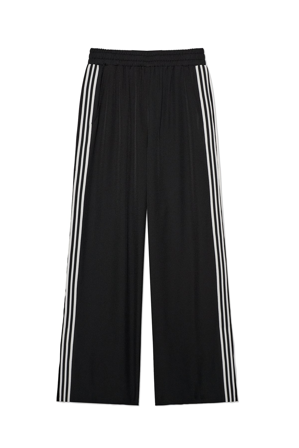 Womens Black Wide Leg High Waisted Pants | CicyBell