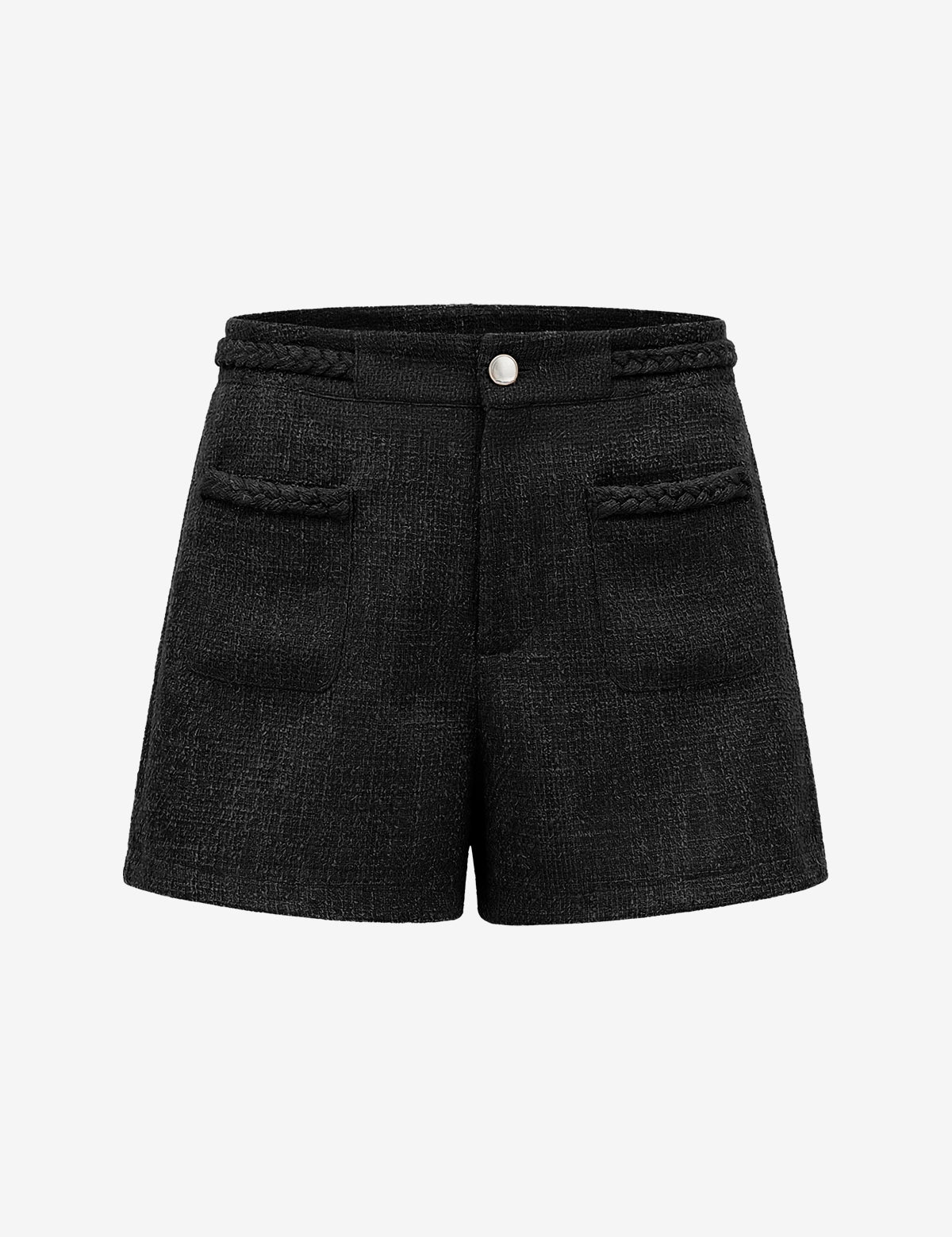 CicyBell-Womens-Black-Shorts-H8B358_1.webp