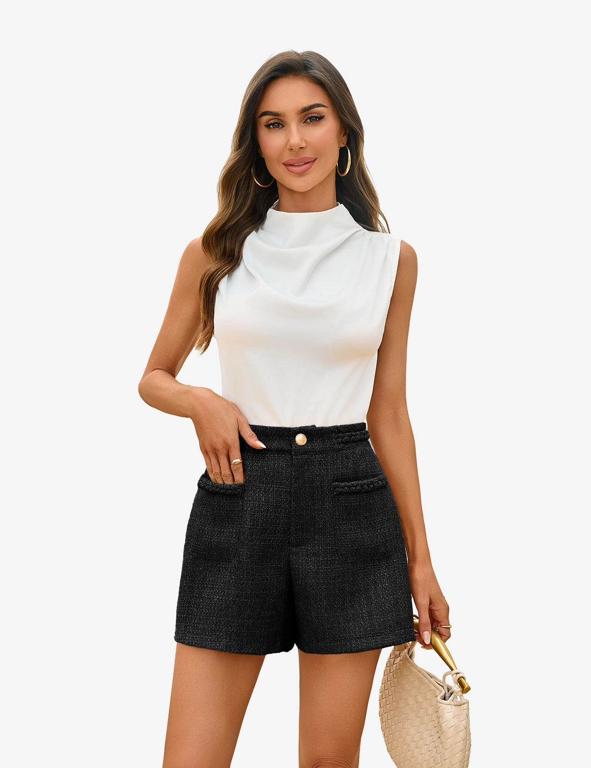 CicyBell-Womens-Black-Shorts-H8B358_2.webp
