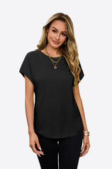 Womens Black Summer Cap Sleeve | CicyBell