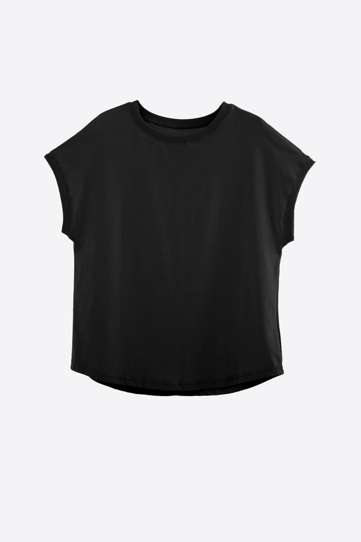 Womens Black Summer Cap Sleeve | CicyBell